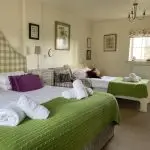 Lettuce Lodge Bedroom at Broccoli Bottom Holiday Self Catering accommodation in Rutland