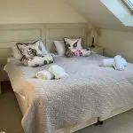 Fennel Folly Bedroom at Broccoli Bottom Holiday Self Catering accommodation in Rutland